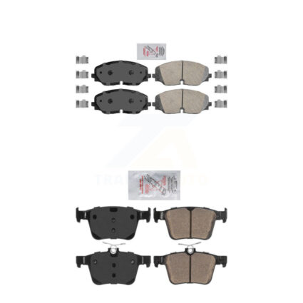 Front Rear Ceramic Disc Brake Pads Kit For 2018-2023 Volkswagen Atlas KNF-101484