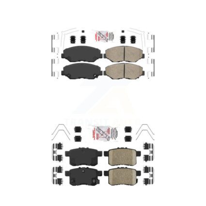Front Rear Ceramic Disc Brake Pads Kit For Honda Accord KNF-101501