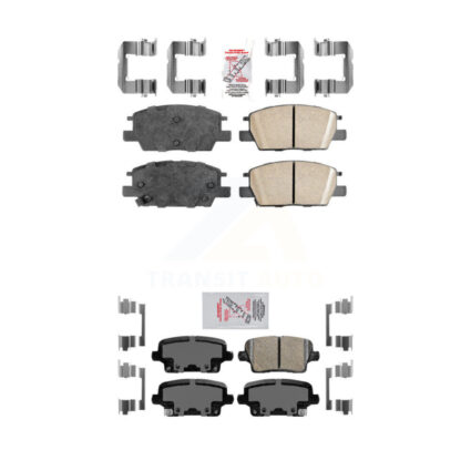 Front Rear Ceramic Disc Brake Pads Kit For Buick Regal Sportback KNF-101542