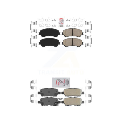 Front Rear Ceramic Disc Brake Pads Kit For Nissan Rogue Sport Qashqai KNF-101555