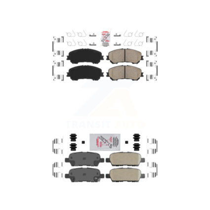 Front Rear Ceramic Disc Brake Pads Kit For Nissan Rogue Sport Qashqai KNF-101556