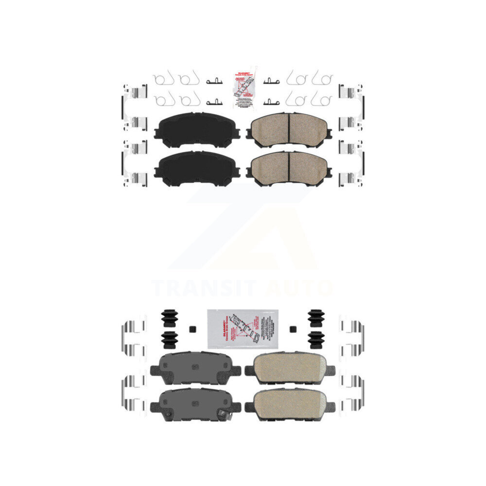 Front Rear Ceramic Disc Brake Pads Kit For Nissan Rogue Sport Qashqai KNF-101556