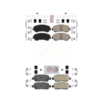 Front Rear Ceramic Disc Brake Pads Kit For Nissan Rogue Sport Qashqai KNF-101558