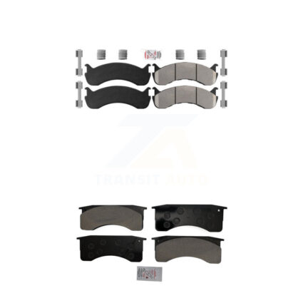 Front Rear Semi-Metallic Disc Brake Pads Kit For Blue Bird International IC Corporation KNF-101581