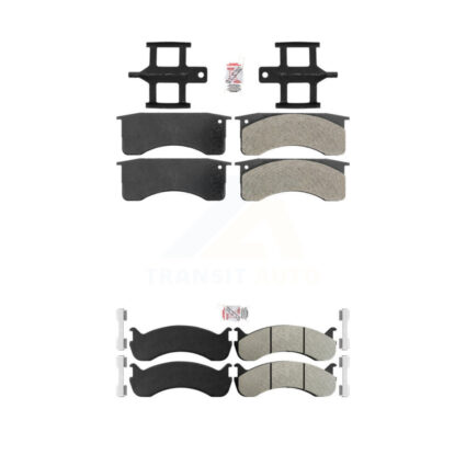 Front Rear Semi-Metallic Disc Brake Pads Kit For Blue Bird International IC Corporation KNF-101585