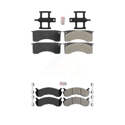 Front Rear Semi-Metallic Disc Brake Pads Kit For Blue Bird International IC Corporation KNF-101586