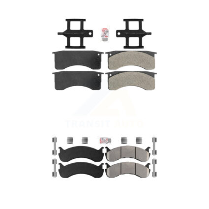 Front Rear Semi-Metallic Disc Brake Pads Kit For Blue Bird International IC Corporation KNF-101587