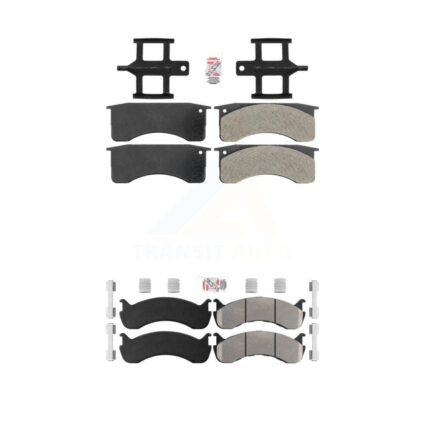 Front Rear Semi-Metallic Disc Brake Pads Kit For Blue Bird International IC Corporation KNF-101588