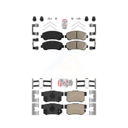 Front Rear Ceramic Disc Brake Pads Kit For 2010-2013 Suzuki Kizashi KNF-101603