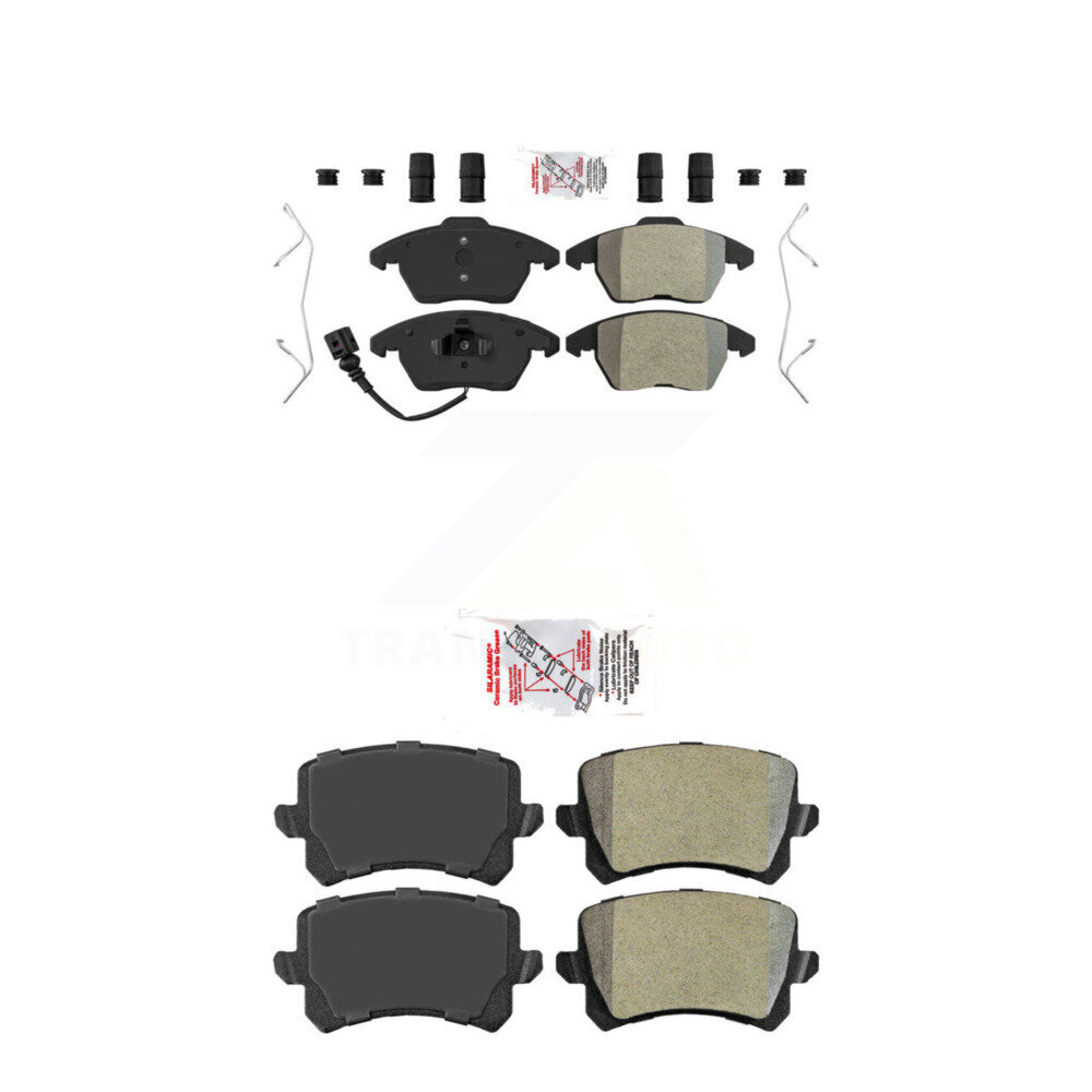 Front Rear Semi-Metallic Disc Brake Pads Kit For Volkswagen Passat CC KNF-101659