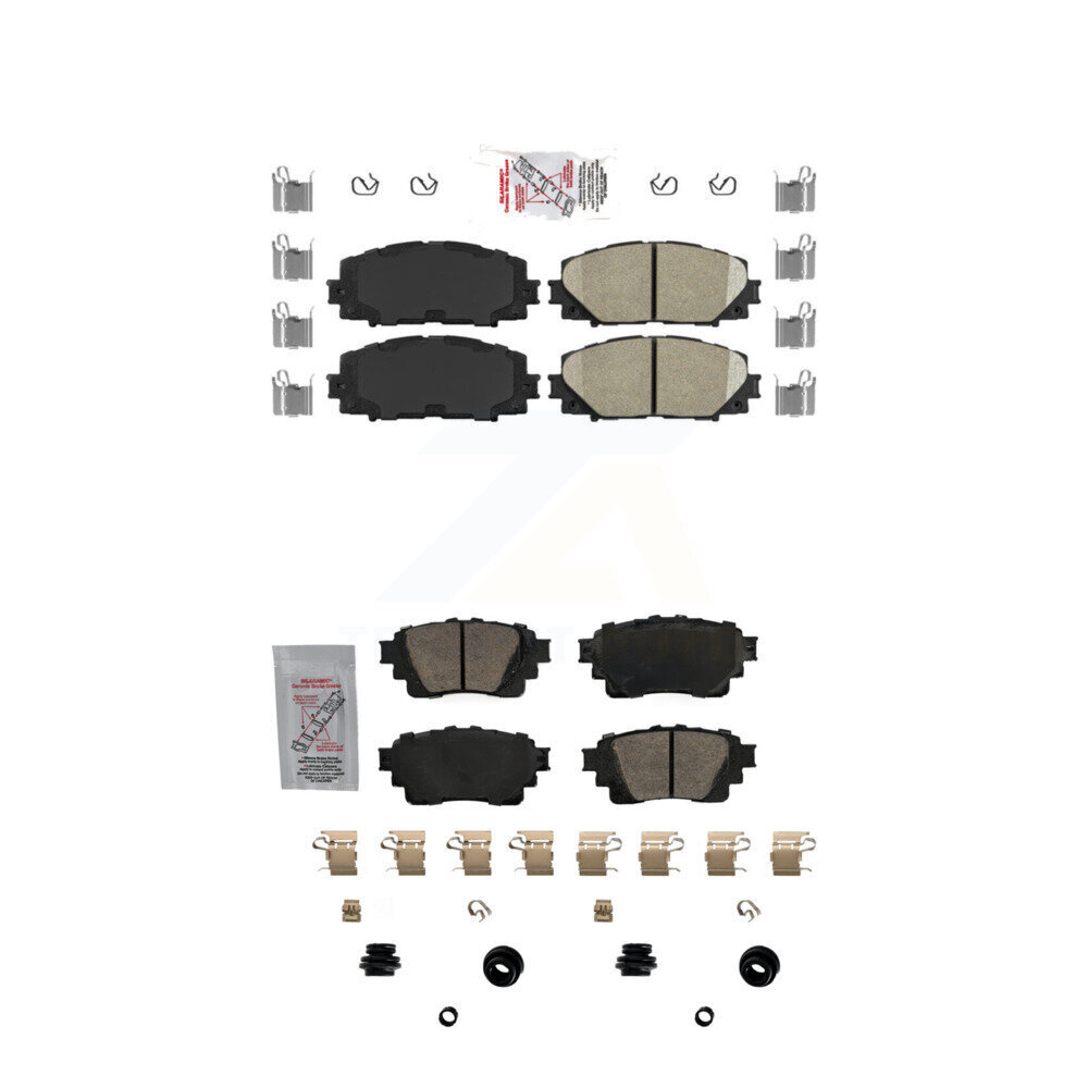 Front Rear Ceramic Disc Brake Pads Kit For Toyota Corolla With Electric Parking KNF-101662