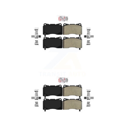 Front Rear Semi-Metallic Disc Brake Pads Kit For 2005-2006 Ford GT KNF-101668