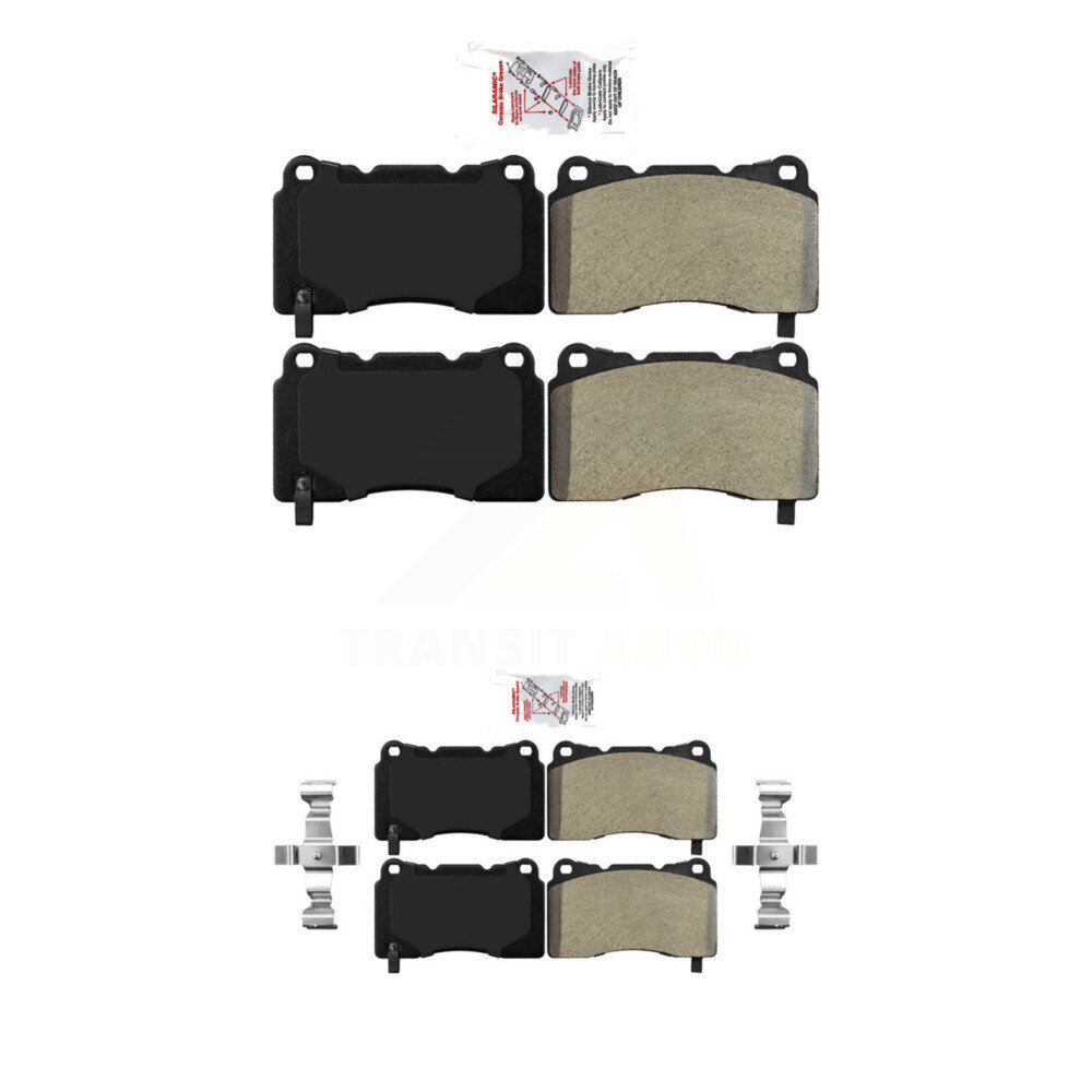 Front Rear Semi-Metallic Disc Brake Pads Kit For 2005-2006 Ford GT KNF-101670