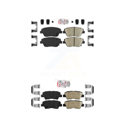 Front Rear Ceramic Disc Brake Pads Kit For 2016 Kia Optima With Manual Parking KNF-101679