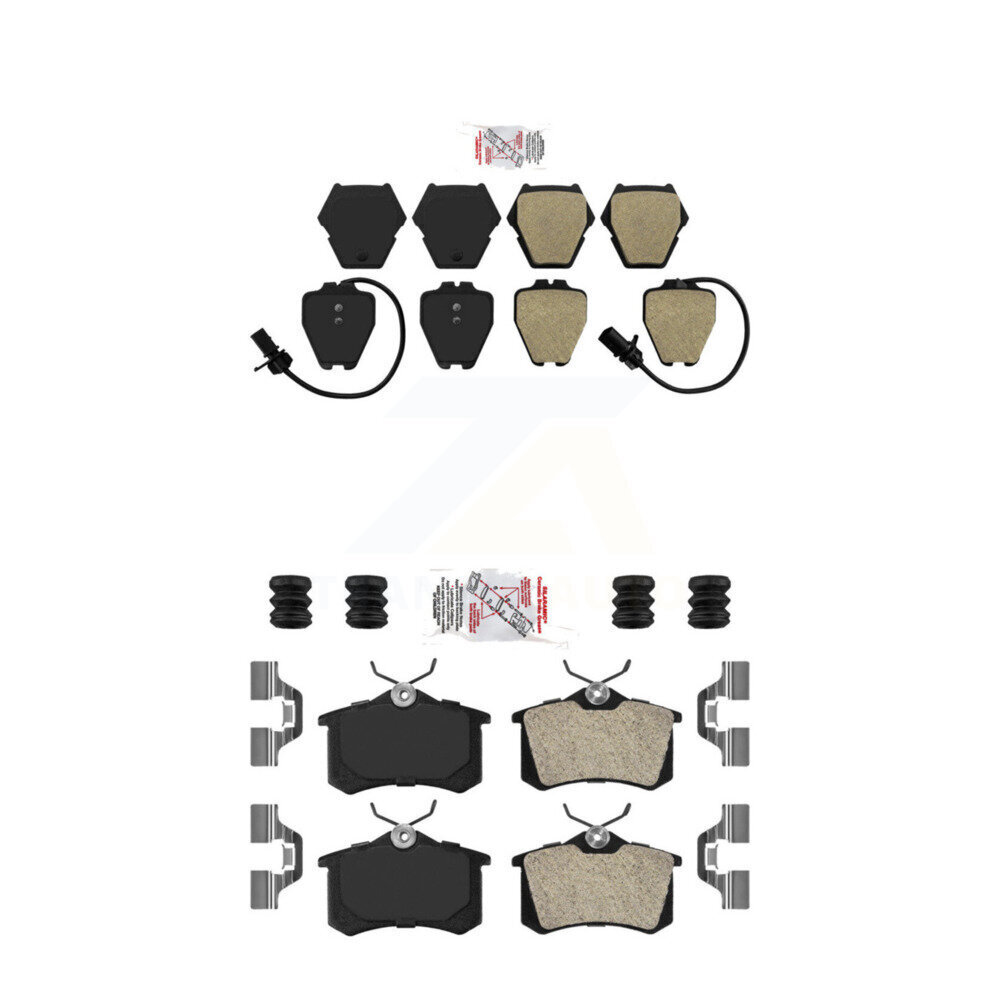 Front Rear Semi-Metallic Disc Brake Pads Kit For Audi A6 Quattro KNF-101691