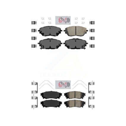 Front Rear Ceramic Disc Brake Pads Kit For Toyota C-HR KNF-101699