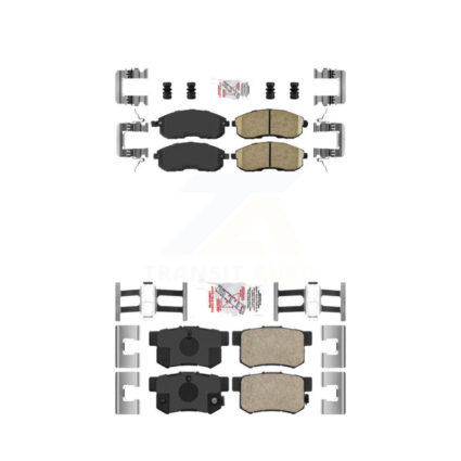 Front Rear Ceramic Disc Brake Pads Kit For Suzuki SX4 Crossover KNF-101725