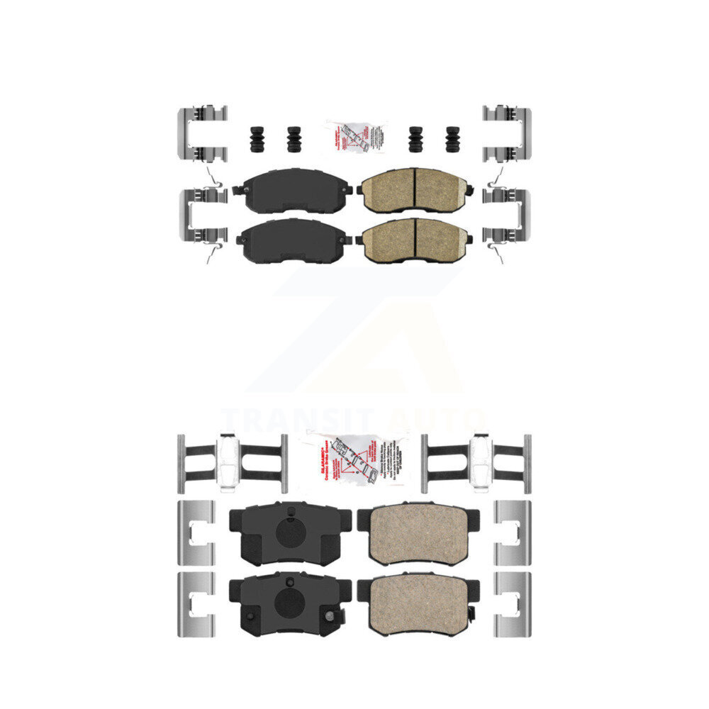 Front Rear Ceramic Disc Brake Pads Kit For Suzuki SX4 Crossover KNF-101725