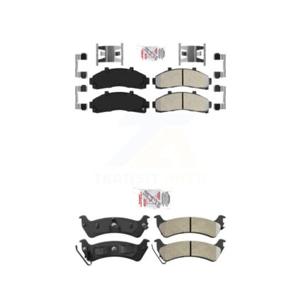 Front Rear Semi-Metallic Disc Brake Pads Kit For 2001 Ford Explorer From 01 02 KNF-101740