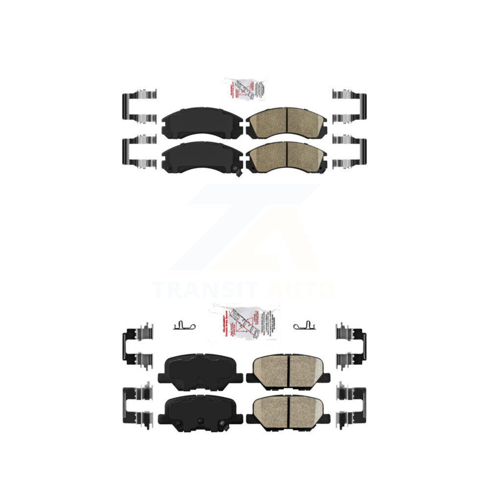 Front Rear Ceramic Disc Brake Pads Kit For Mitsubishi Outlander PHEV KNF-101751
