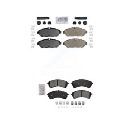 Front Rear Semi-Metallic Disc Brake Pads Kit For Ford Transit-250 Transit-150 Transit-350 KNF-101754