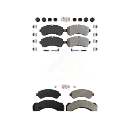 Front Rear Semi-Metallic Disc Brake Pads Kit For Workhorse W42 P32 52mm Caliper Piston KNF-101756