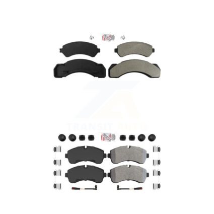 Front Rear Semi-Metallic Disc Brake Pads Kit For Workhorse W42 P32 52mm Caliper Piston KNF-101757