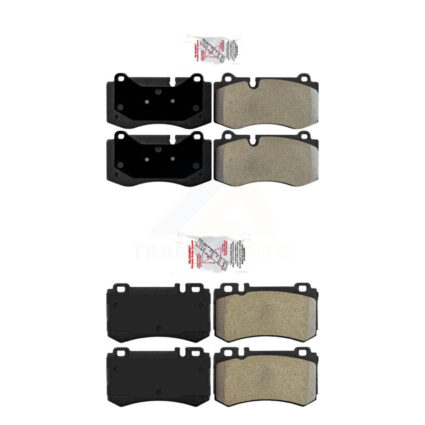Front Rear Semi-Metallic Disc Brake Pads Kit For 07-13 Mercedes-Benz S600 Armored Vehicle KNF-101761