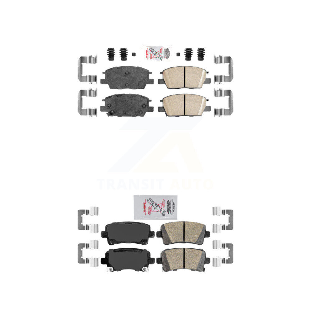 Front Rear Ceramic Disc Brake Pads Kit For 2016 Chevrolet Malibu Carryover Model KNF-101772
