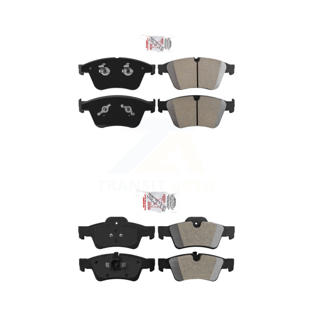 Front Rear Semi-Metallic Disc Brake Pads Kit For 2007 Mercedes-Benz ML63 AMG KNF-101774