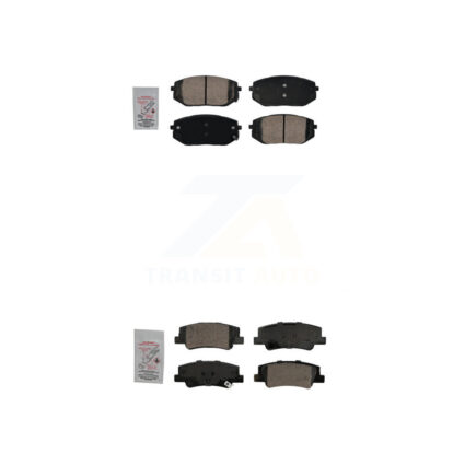 Front Rear Ceramic Disc Brake Pads Kit For Hyundai Tucson Kia Sportage KNF-101782