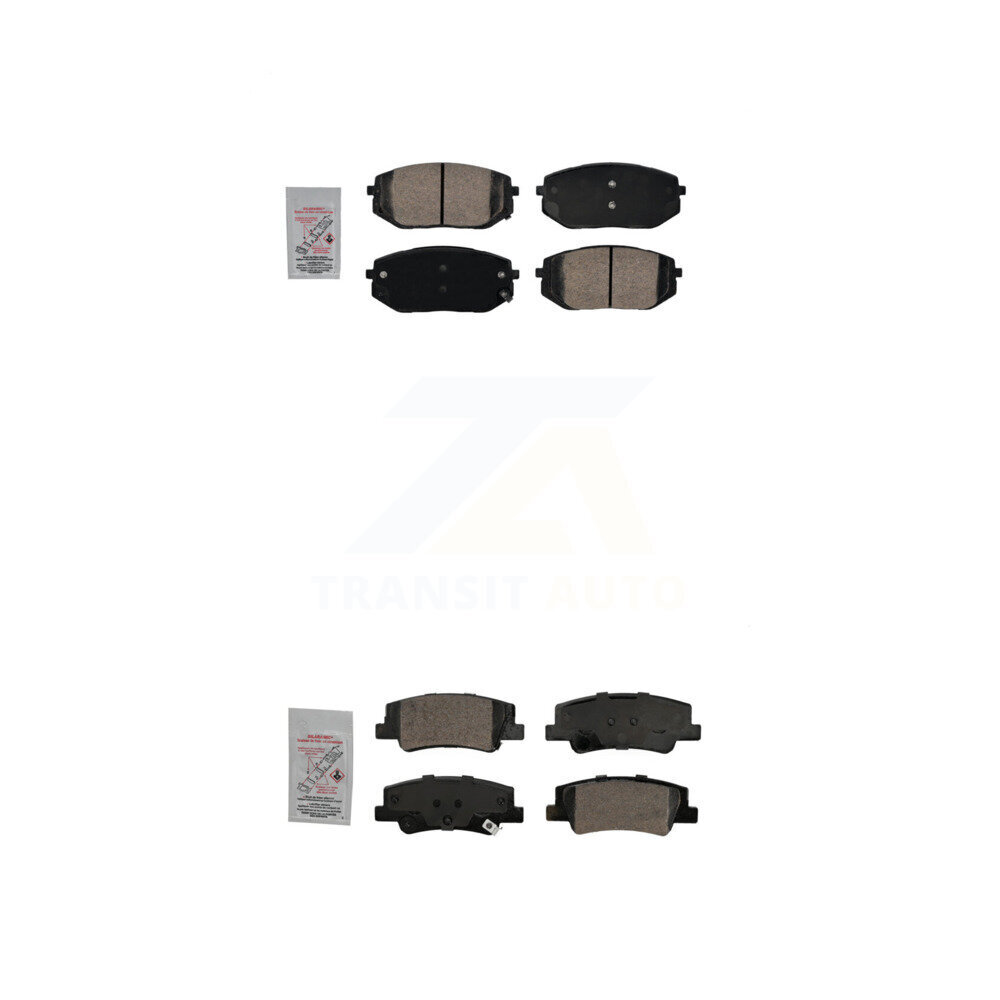 Front Rear Ceramic Disc Brake Pads Kit For Hyundai Tucson Kia Sportage KNF-101782