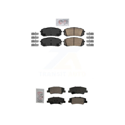 Front Rear Ceramic Disc Brake Pads Kit For Hyundai Sonata Kia K5 KNF-101783