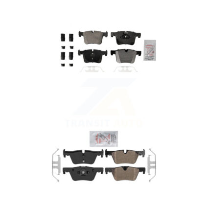Front Rear Semi-Metallic Disc Brake Pads Kit For BMW 320i xDrive 328i 328d KNF-101799