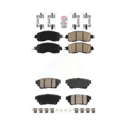 Front Rear Ceramic Disc Brake Pads Kit For Nissan Altima KNF-101803