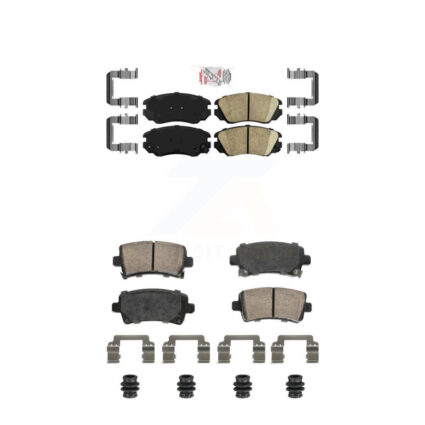 Front Rear Ceramic Disc Brake Pads Kit For Chevrolet Buick Malibu Impala LaCrosse Regal KNF-101811