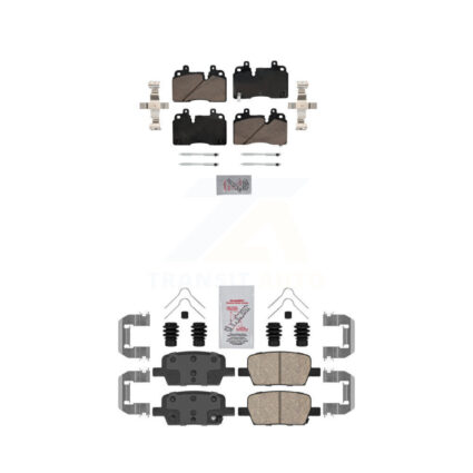 Front Rear Ceramic Disc Brake Pads Kit For Cadillac CT6 KNF-101840