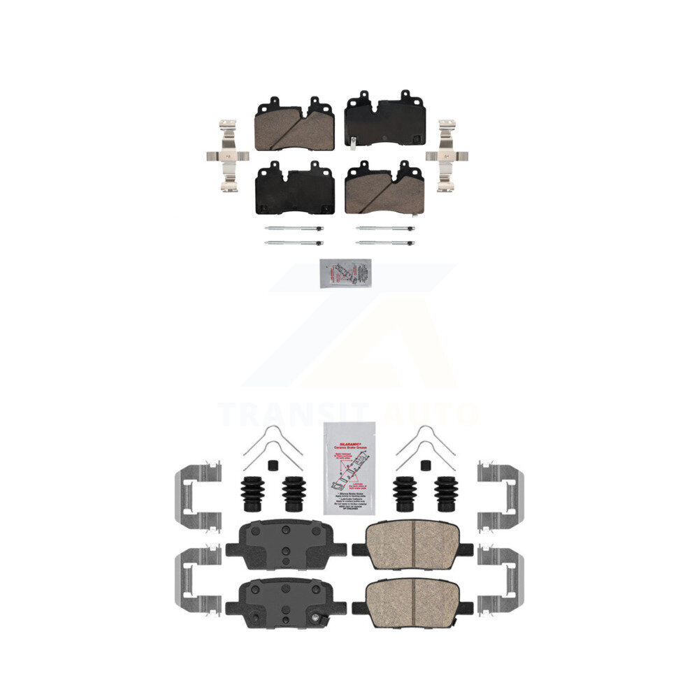 Front Rear Ceramic Disc Brake Pads Kit For Cadillac CT6 KNF-101840