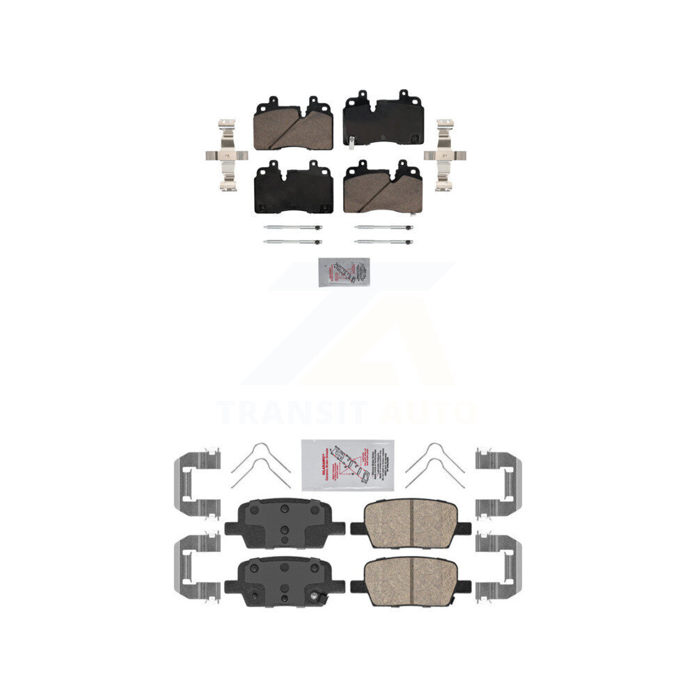 Front Rear Ceramic Disc Brake Pads Kit For Cadillac CT6 KNF-101841