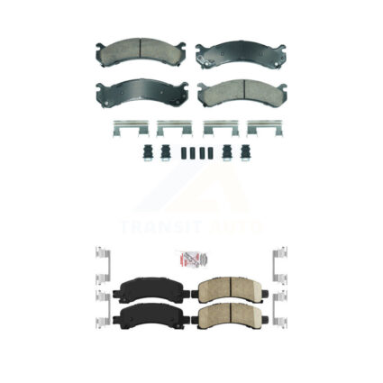 Front Rear Ceramic Disc Brake Pads Kit For GMC Chevrolet Savana 2500 Express 3500 4500 KNF-101842