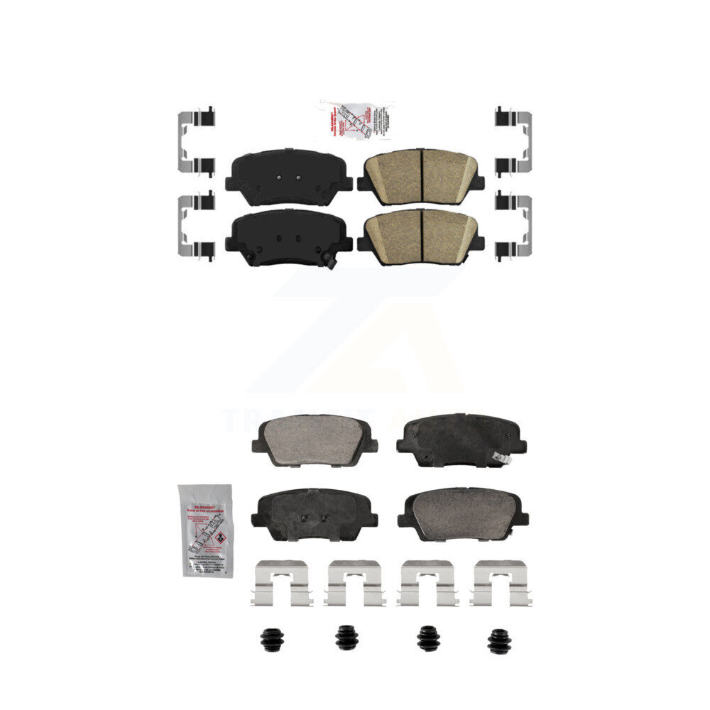Front Rear Ceramic Disc Brake Pads Kit For Hyundai Santa Fe Sport Kia Sorento KNF-101854