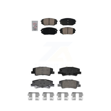 Front Rear Ceramic Disc Brake Pads Kit For Hyundai Tucson Kia Sportage KNF-101868