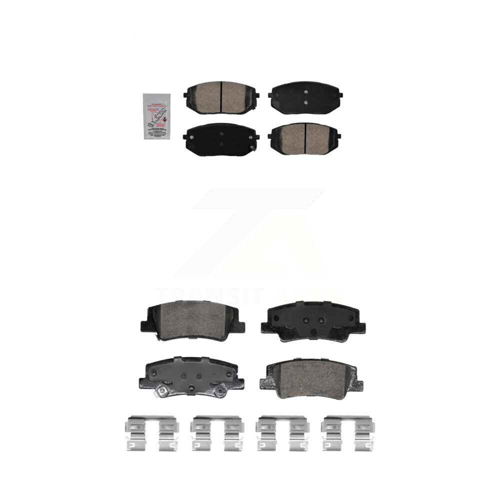 Front Rear Ceramic Disc Brake Pads Kit For Hyundai Tucson Kia Sportage KNF-101868