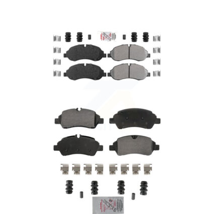 Front Rear Semi-Metallic Disc Brake Pads Kit For Ford Transit-250 Transit-150 Transit-350 KNF-101870