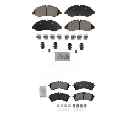 Front Rear Semi-Metallic Disc Brake Pads Kit For Ford Transit-250 Transit-150 Transit-350 KNF-101880