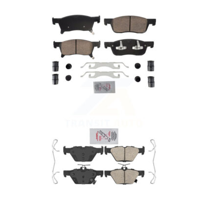 Front Rear Ceramic Disc Brake Pads Kit For 2019-2024 Subaru Ascent KNF-101882