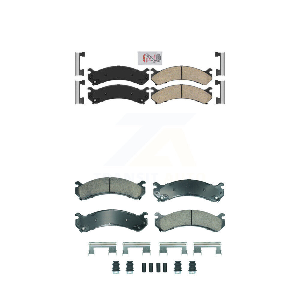 Front Rear Ceramic Disc Brake Pads Kit For Chevrolet GMC Silverado 3500 Sierra HD Classic KNF-101891