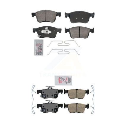 Front Rear Ceramic Disc Brake Pads Kit For Honda Civic Accord KNF-101899