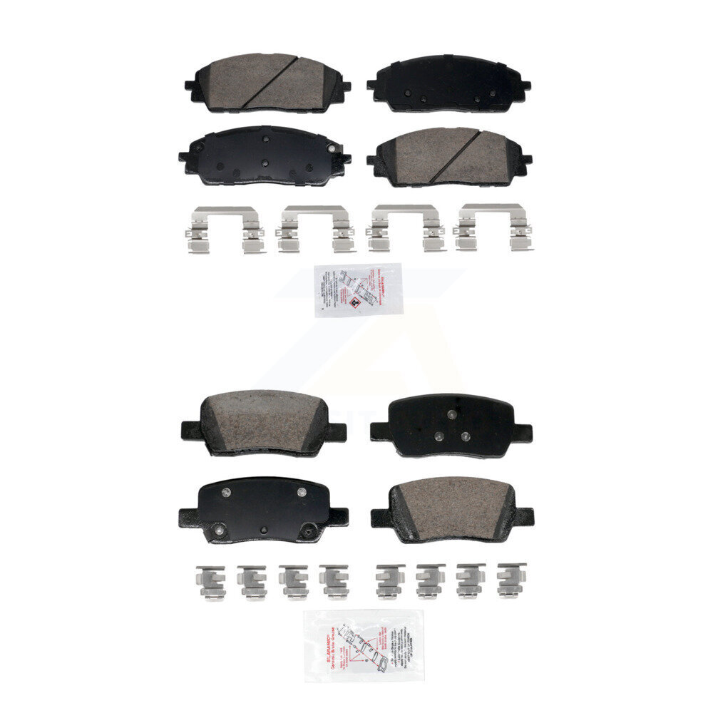 Front Rear Ceramic Disc Brake Pads Kit For 2022-2023 Kia Carnival KNF-101965