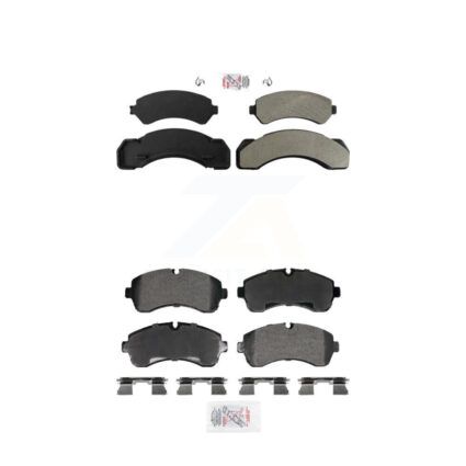 Front Rear Semi-Metallic Disc Brake Pads Kit For Workhorse W42 P32 52mm Caliper Piston KNF-101971